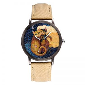 2020 Casual Simple Watch Women Ladies Girls Quartz Wrist Watch Relogio Feminino Womens Cat Watches Cute Clock reloj mujer