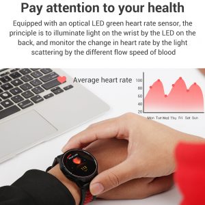 2020 New L6 Smart Watch IP68 Waterproof Sport Men Women Bluetooth Smartwatch Fitness Tracker Heart Rate Monitor For Android IOS