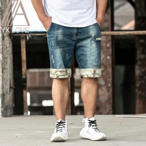 2020 New jeans Mens Casual Shorts Pants Plus 28-48 Size Cool Juventus Comfortable Summer Hot Sale Cotton Brand Clothing