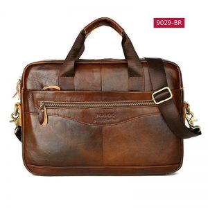 Bussiness Laptop Bag Men’s Briefcases Genuine Leather Man Handbag Casual Totes Male Messenger Laptop Bag Men Lawyer Shoulder Bag