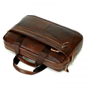 Bussiness Laptop Bag Men’s Briefcases Genuine Leather Man Handbag Casual Totes Male Messenger Laptop Bag Men Lawyer Shoulder Bag