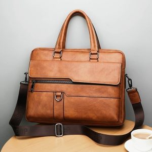 Fashion Men Briefcase handbags Business Leather Bag Men Shoulder Messenger Bags Male Handbag Laptops Bag Bolso Hombre Sac Homme