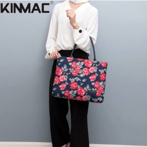 Fashion Shoulder Waterproof Simple Business 13.3 Inch 14 Inch 15.6 Inch Female Women Girls Hand-held Shoulder Laptop Bag
