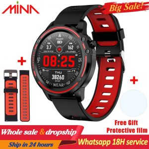 L8 Smart Watch Men watch IP68 Waterproof SmartWatch ECG Blood Pressure Heart Rate sports fitness pk L5 L9 smart watch