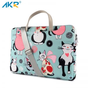 Netbook shoulder bag Laptop case for MacBook Air 2019 Pro Retina 11″13.3″ for Xiaomi 12.5″ 15.6″ Cats Pattern Style Cute 2020
