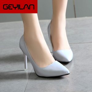 New Patent Leather Wonen Pumps Fashion Office Shoes Women Sexy High Heels Shoes Women’s Wedding Shoes Party