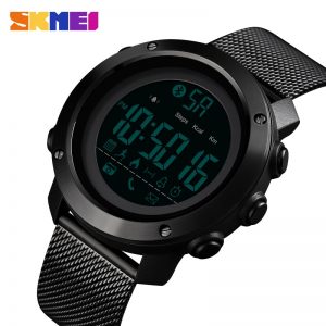 SKMEI Fashion Calorie Pedometer Sport Smart Wristwatch Bluetooth Remote Camera LED Digital Waterproof Watch relogio inteligente
