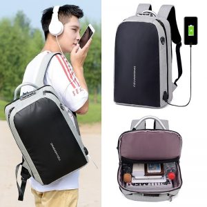 Shellnail Waterproof Laptop Bag Travel Backpack Multi Function Anti Theft Bag For Men PC Backpack USB Charging For Macbook IPAD