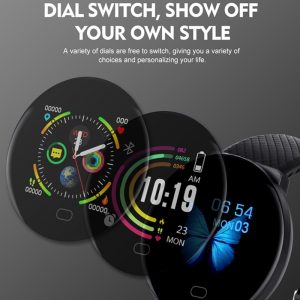 Smart Watch Men Blood Pressure Heart Rate Tracker Sport Smartwatch Women Waterproof Ip67 Watch Smart Clock Watch For Android IOS