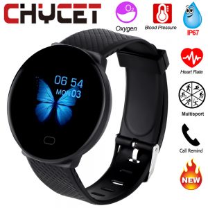 Smart Watch Men Blood Pressure Heart Rate Tracker Sport Smartwatch Women Waterproof Ip67 Watch Smart Clock Watch For Android IOS