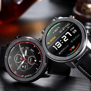 UTELITE Smart Watch IP68 Waterproof Full Touch Screen Band Heart Rate Sleep Monitor Blood Preassure Men Women Sport Smart Watch